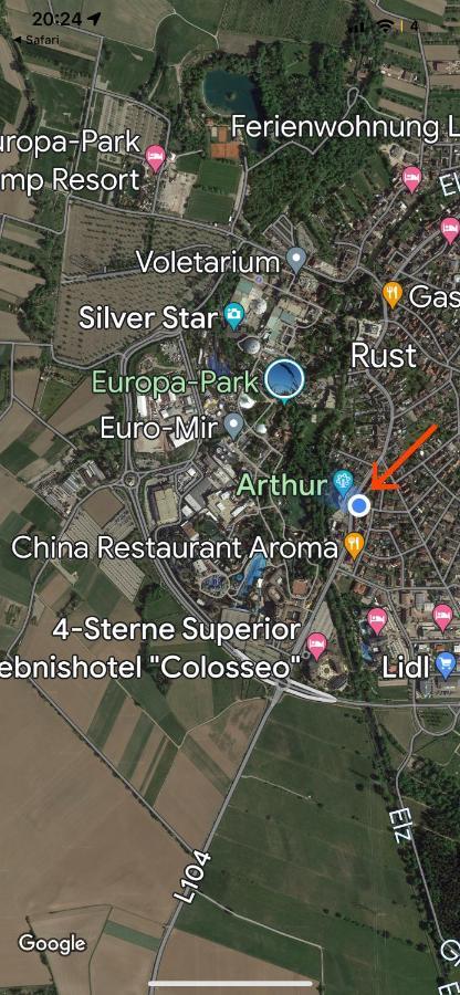 Ferienwohnung Am Eck Rust Bagian luar foto